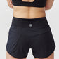 Pantalones cortos de running de mujer Sheva de talle alto