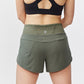 Pantalones cortos de running de mujer Sheva de talle alto