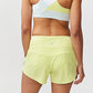 Pantalones cortos de running de mujer Sheva de talle alto