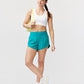 Pantalones cortos de running de mujer Sheva de talle alto