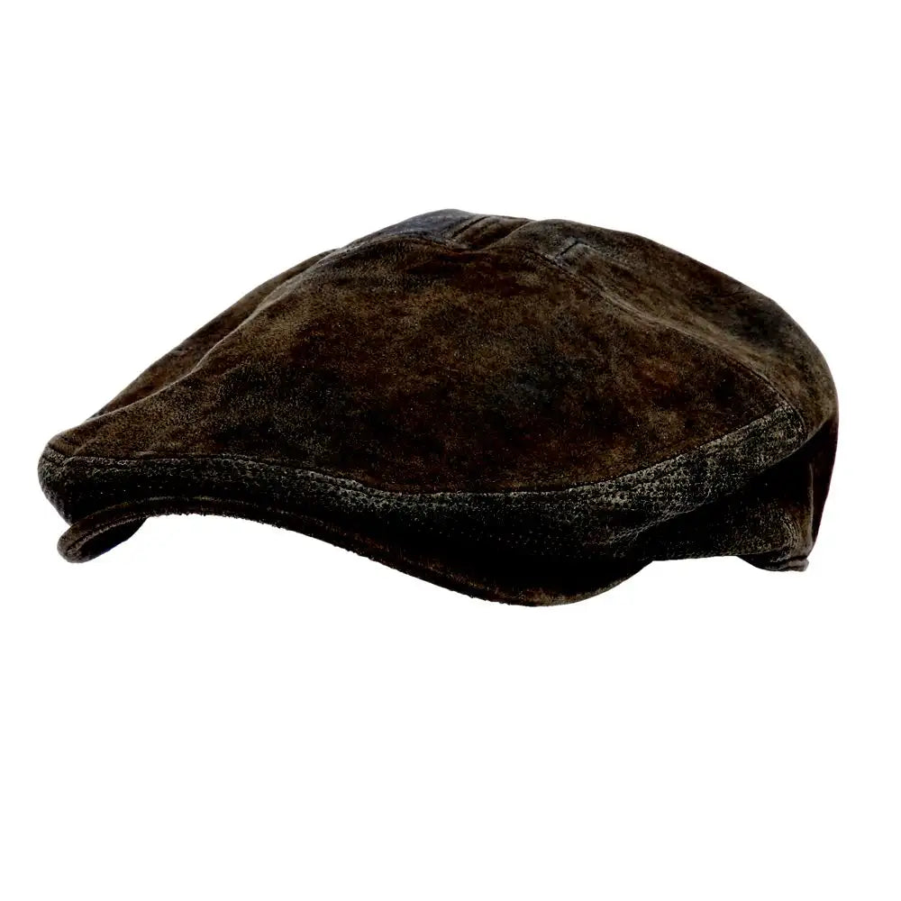 Scala Hood - Gorra plana de cuero
