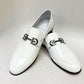 C Collection Patent Leather Loafer - White