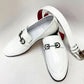 C Collection Patent Leather Loafer - White