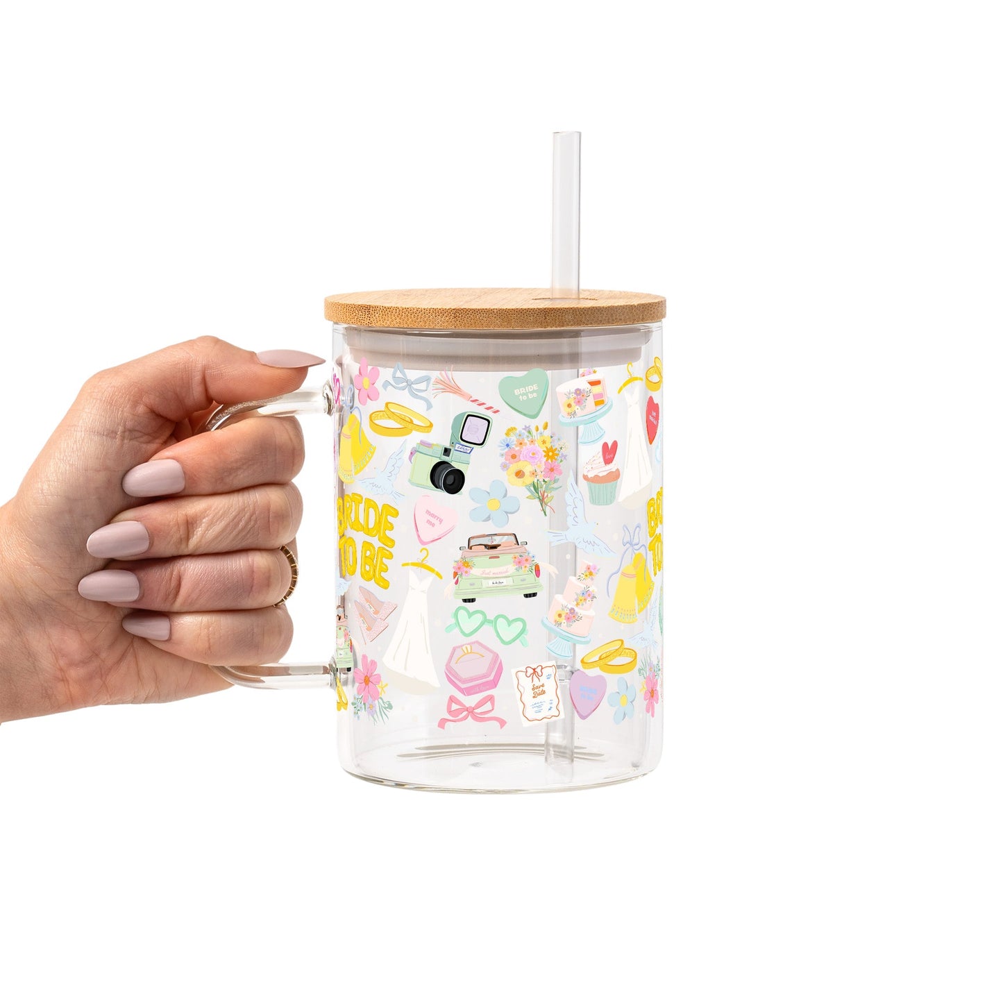 Bride To Be Glass Cups