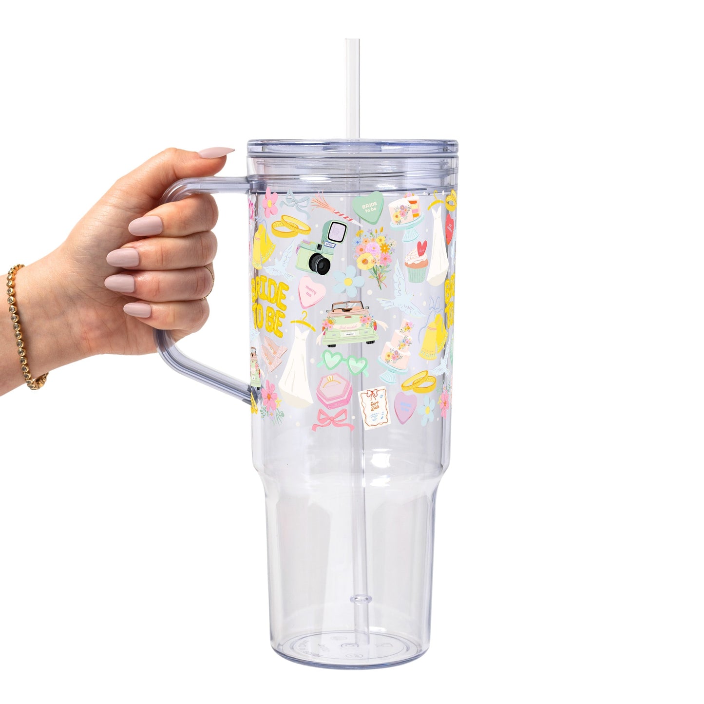 Bride To Be Glass Cups