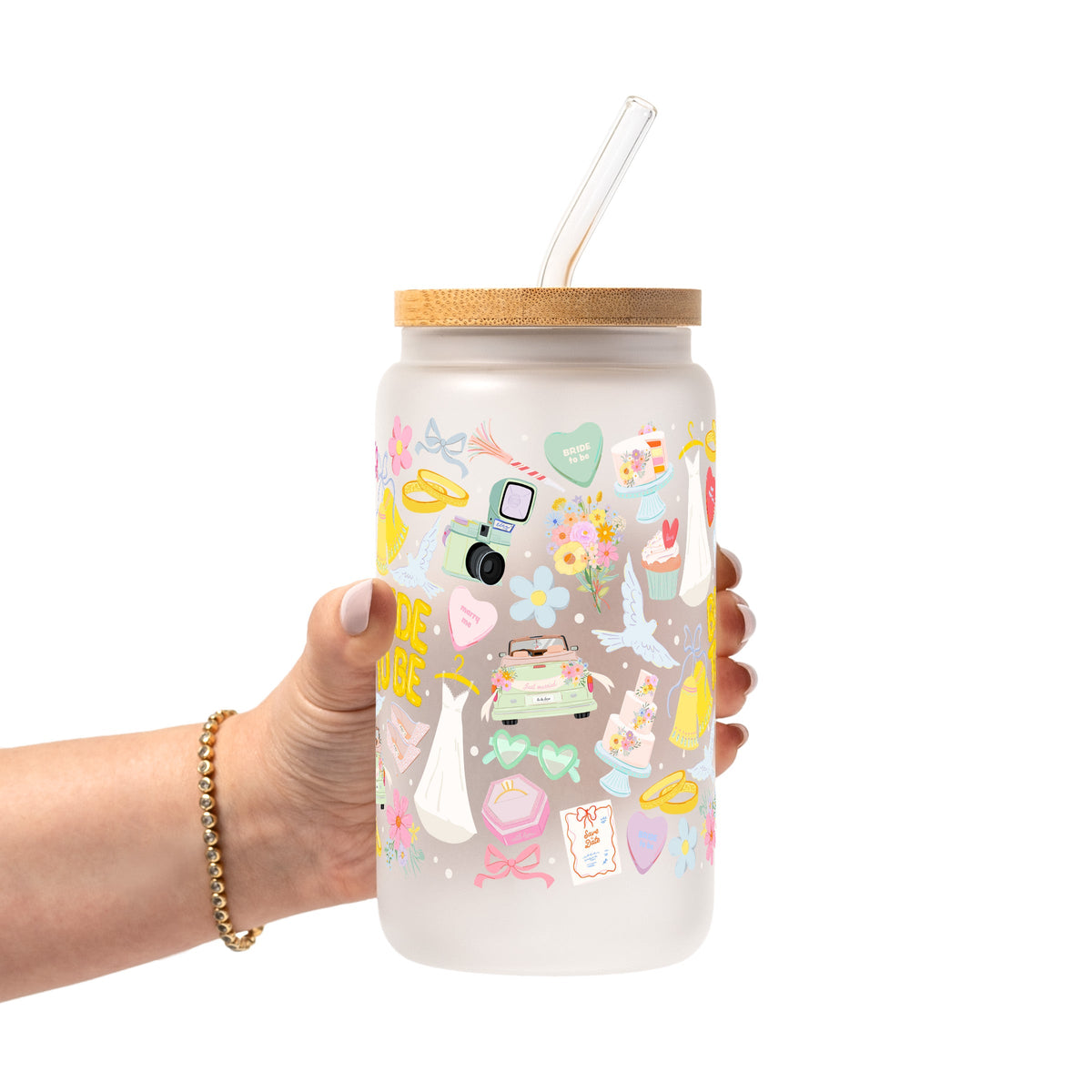Bride To Be Glass Cups