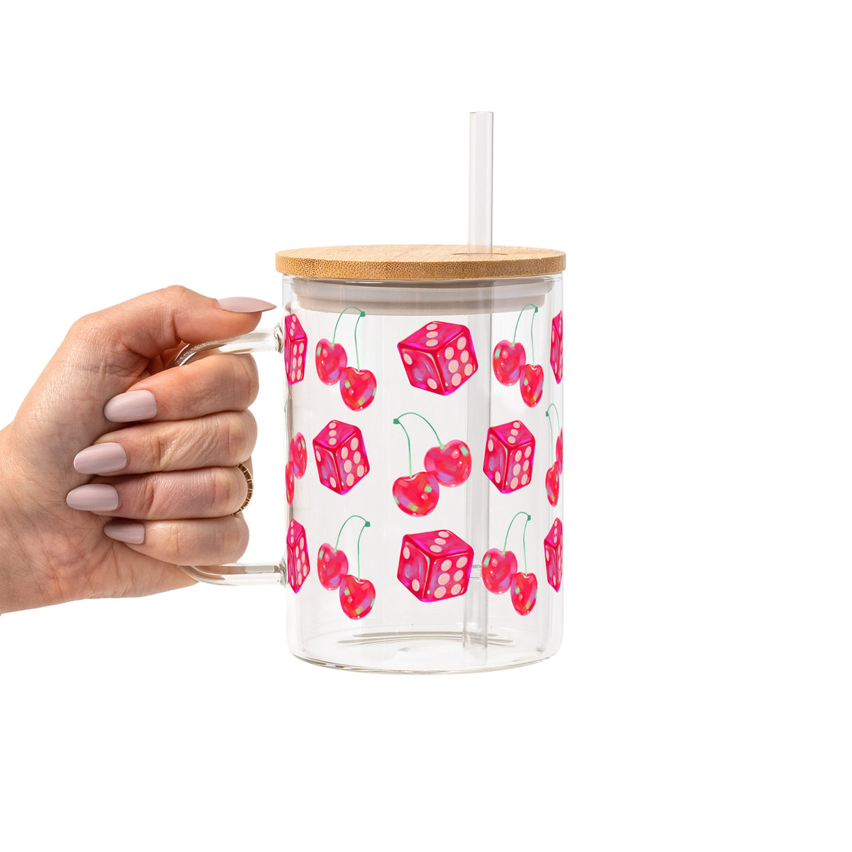 Lucky Girl Glass Cups