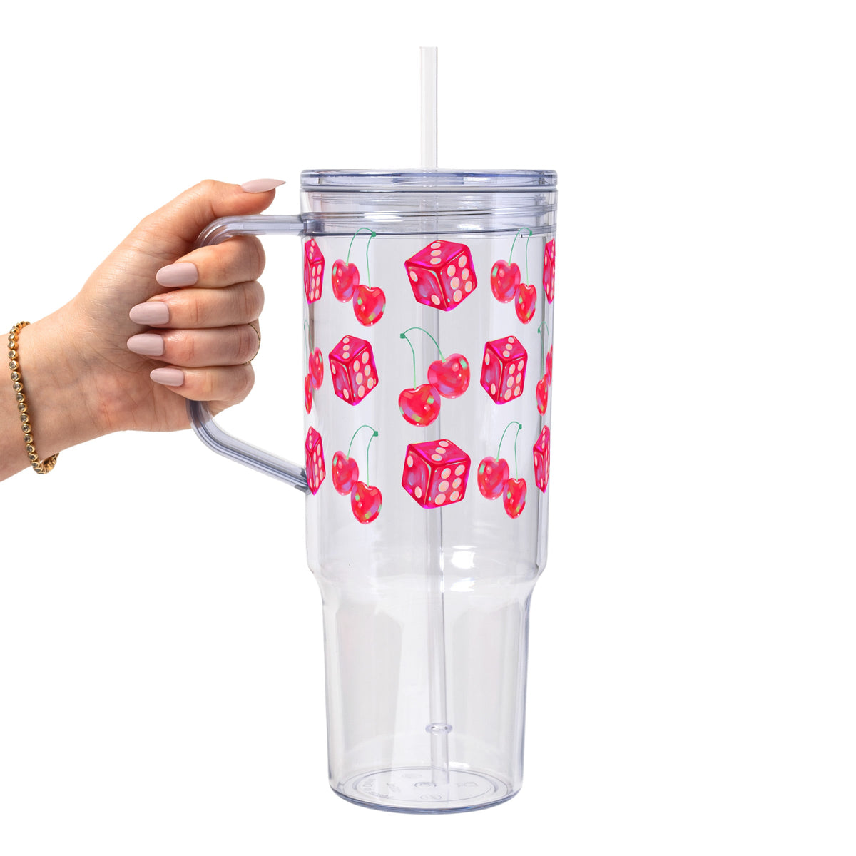 Lucky Girl Glass Cups