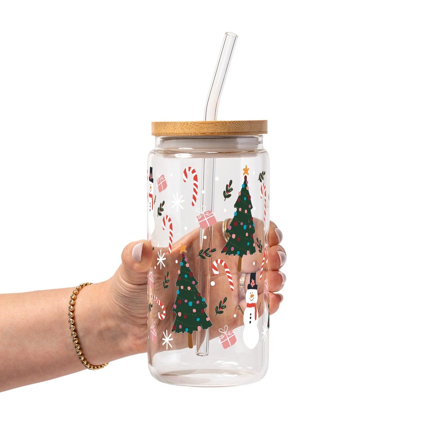 Jolly Little Christmas Glass Cups