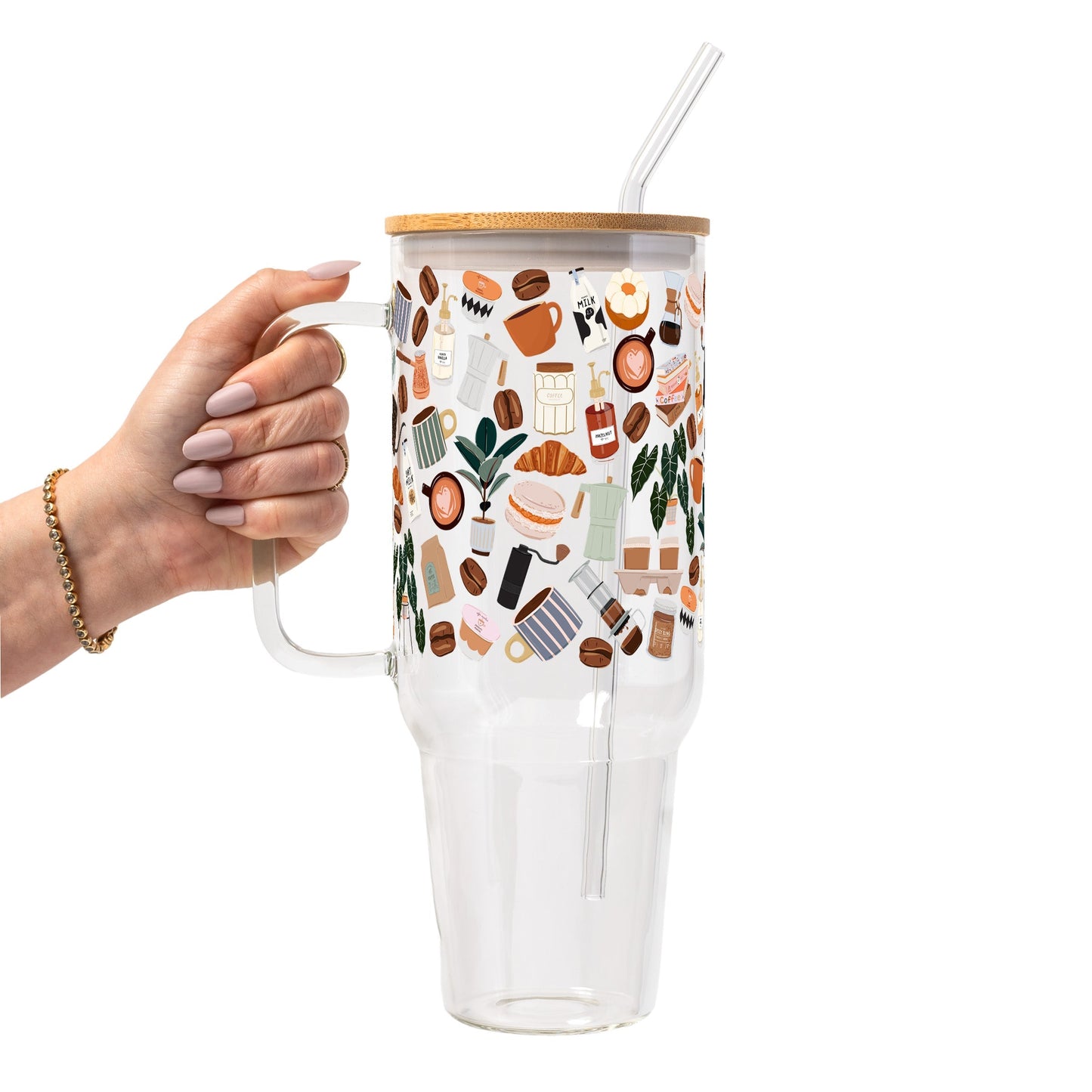 Cafe Cutie Glass Cups