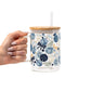 Cozy Hanukkah Glass Cups