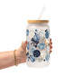 Cozy Hanukkah Glass Cups