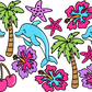 Dolphin Dreams Glass Cups