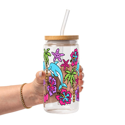 Dolphin Dreams Glass Cups