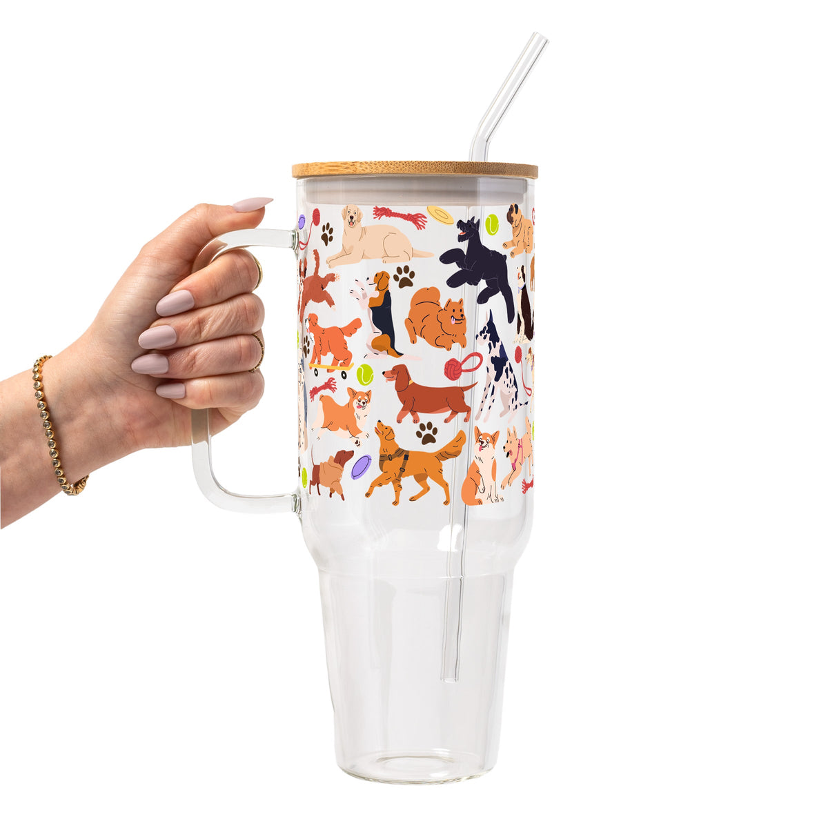 Dog Park Glass Cups