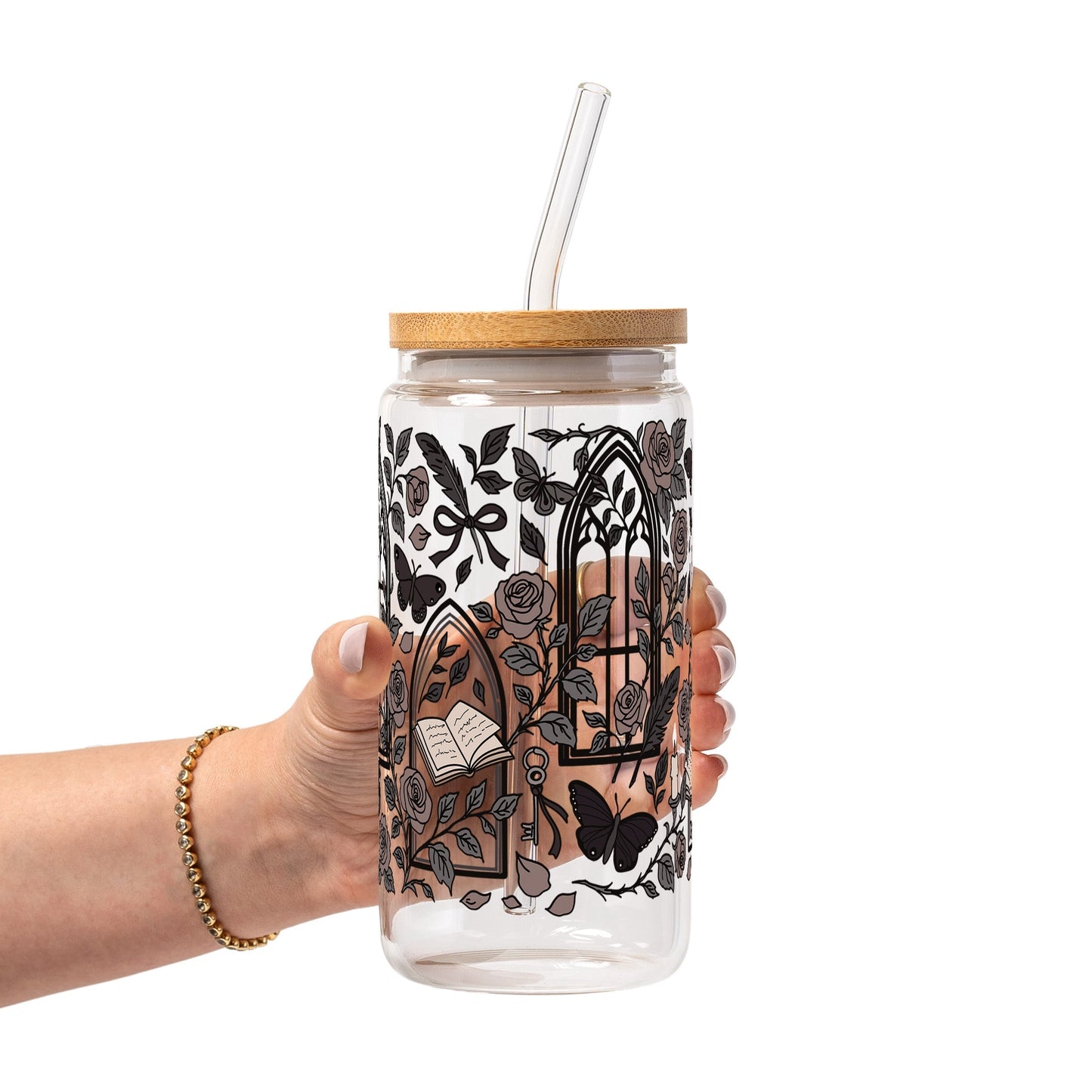 Dark Academia Glass Cups