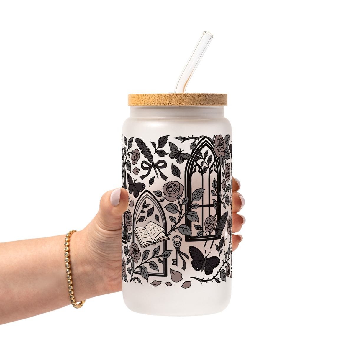 Dark Academia Glass Cups