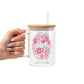Floral Grandma Glass Cups
