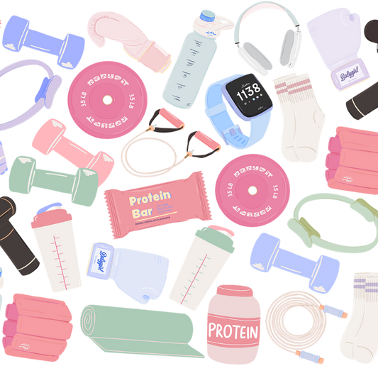 Gym Essentials Glass Cups