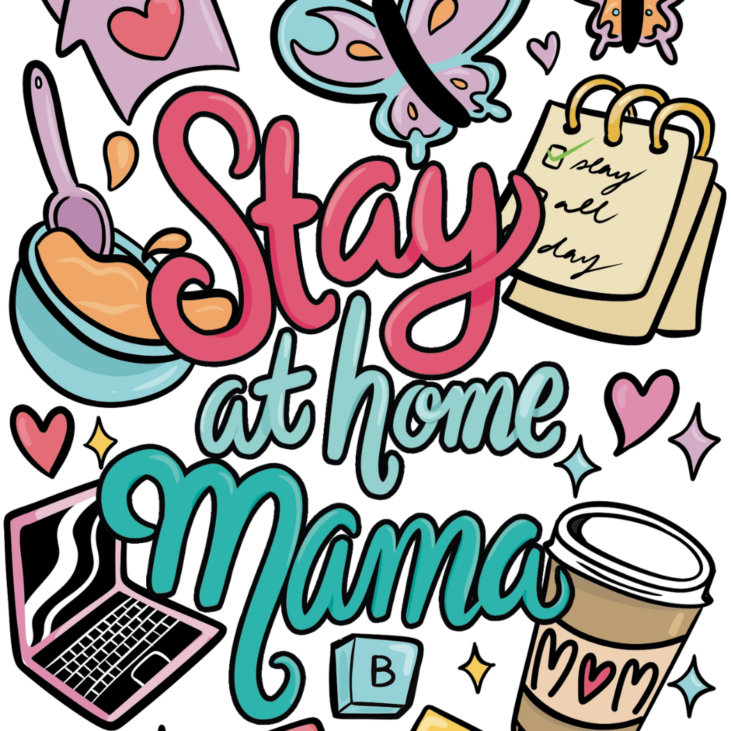 Stay At Home Mama Glass Cups