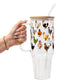 Spooky Chickens Glass Cups