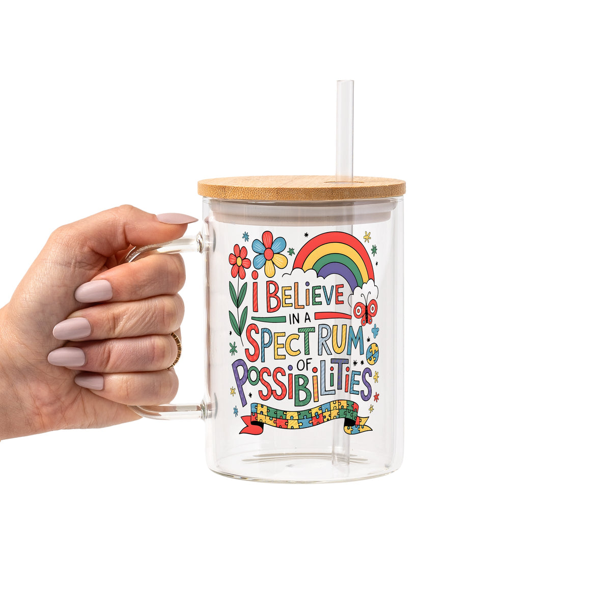 Spectrum of Possibilities Glass Cups