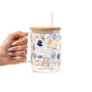 Regency Book Girl Glass Cups