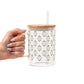 Soft Magnolias Glass Cups