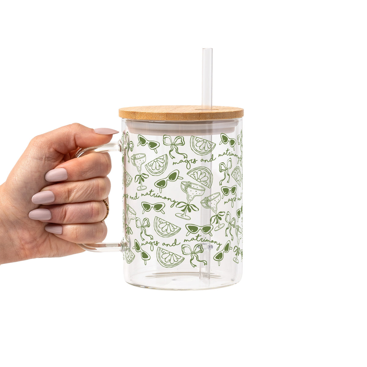 Margs and Matrimony Bridesmaids Glass Cups