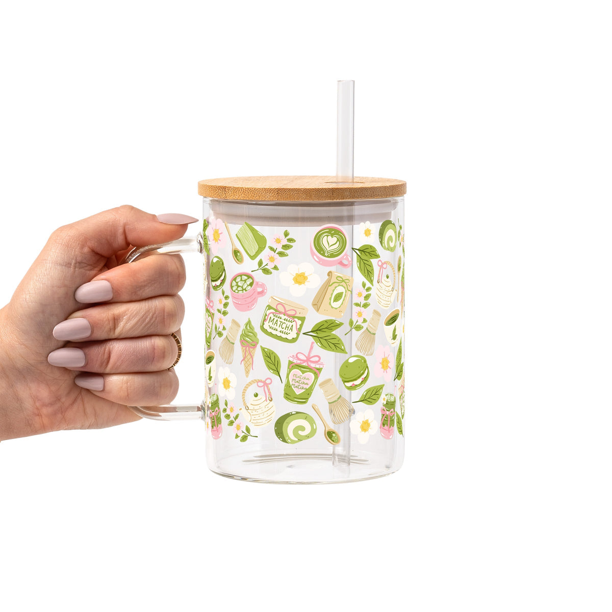 Matcha Moments Glass Cups