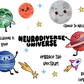 Neurodiverse Universe Glass Cups