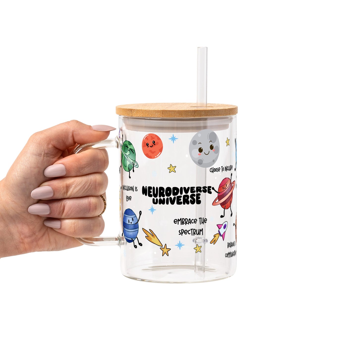 Neurodiverse Universe Glass Cups