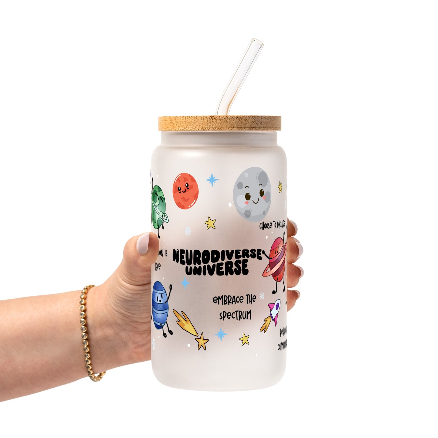 Neurodiverse Universe Glass Cups
