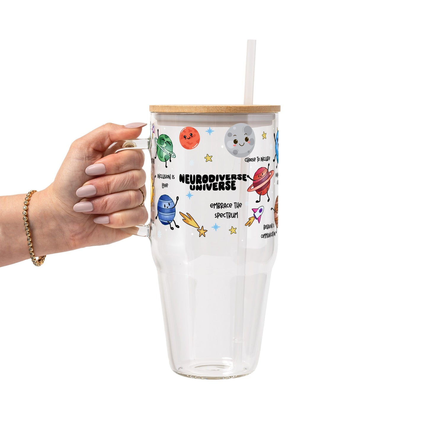 Neurodiverse Universe Glass Cups