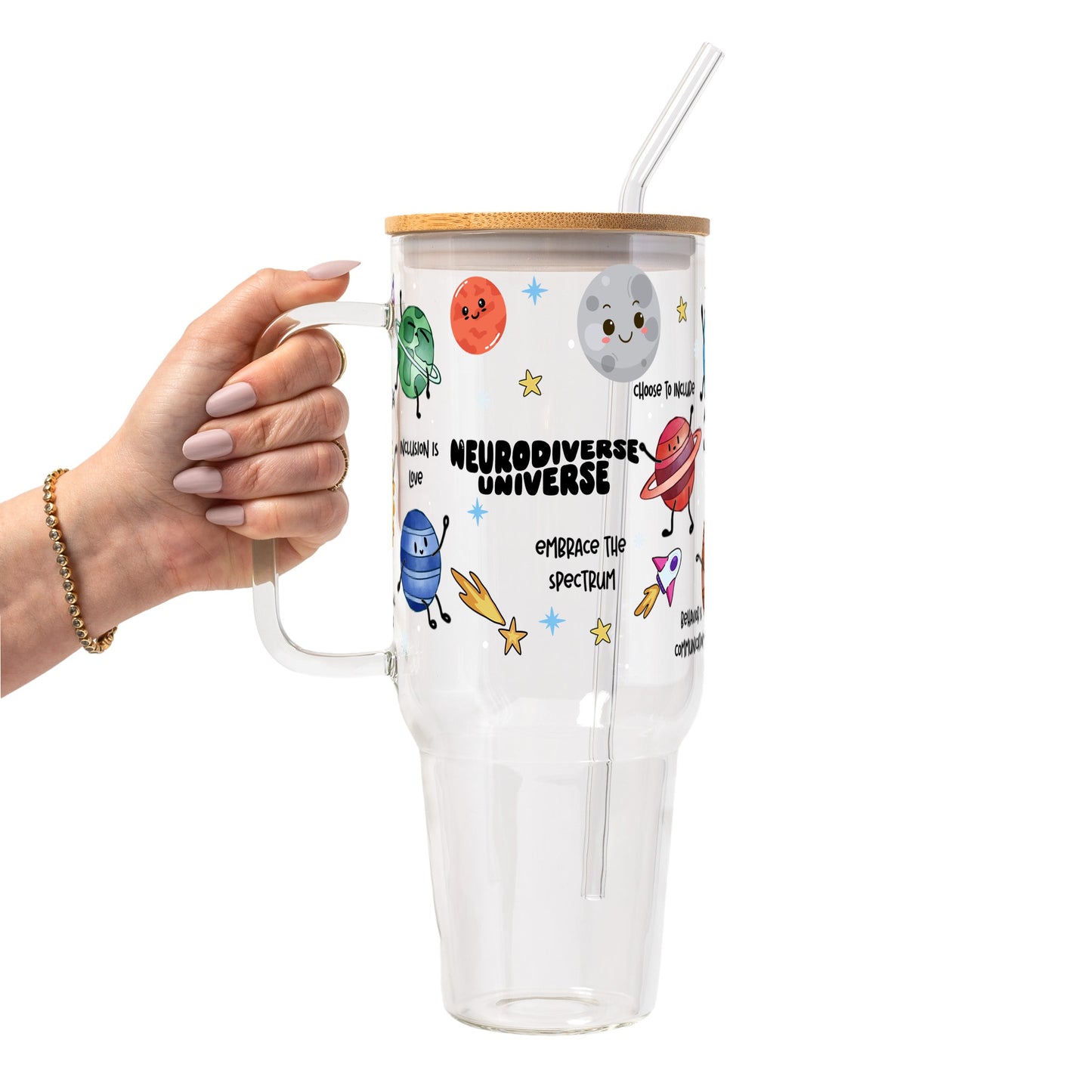 Neurodiverse Universe Glass Cups