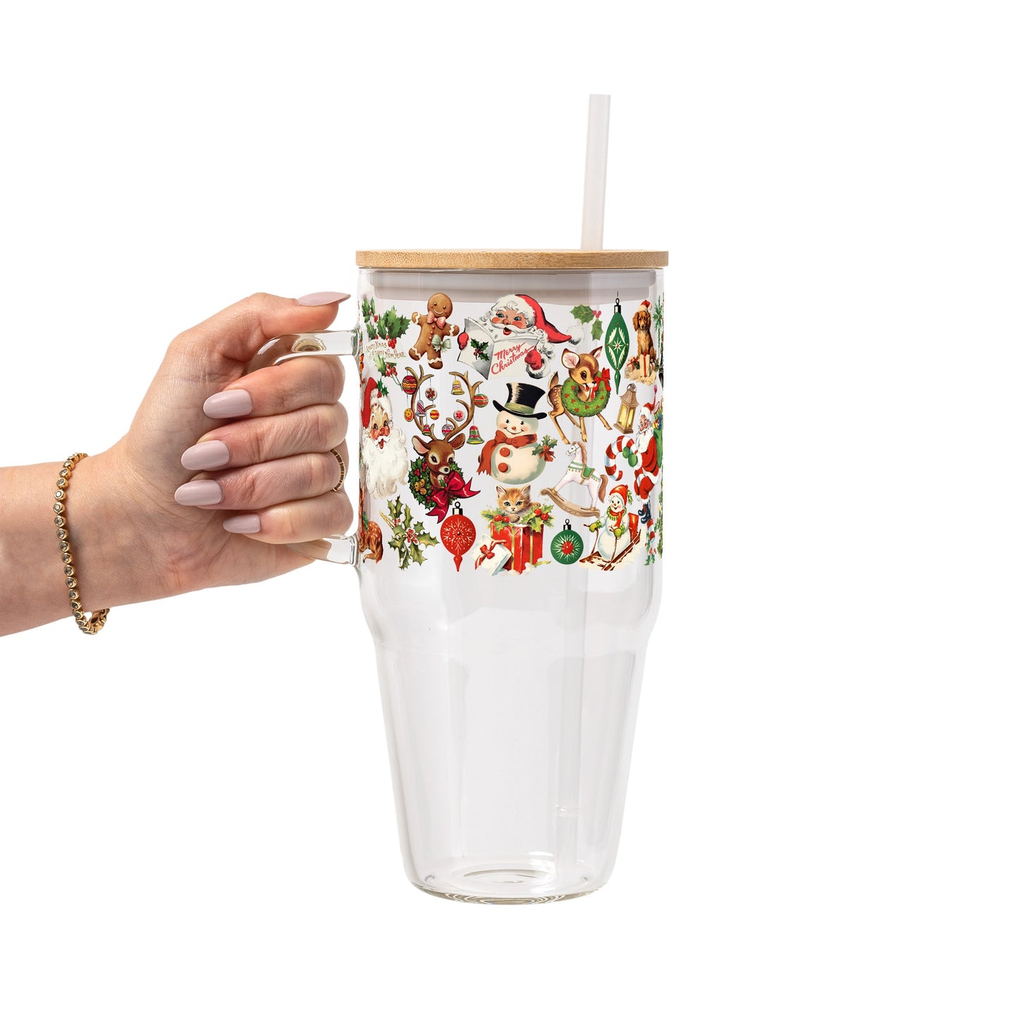 Nostalgic Christmas Glass Cups