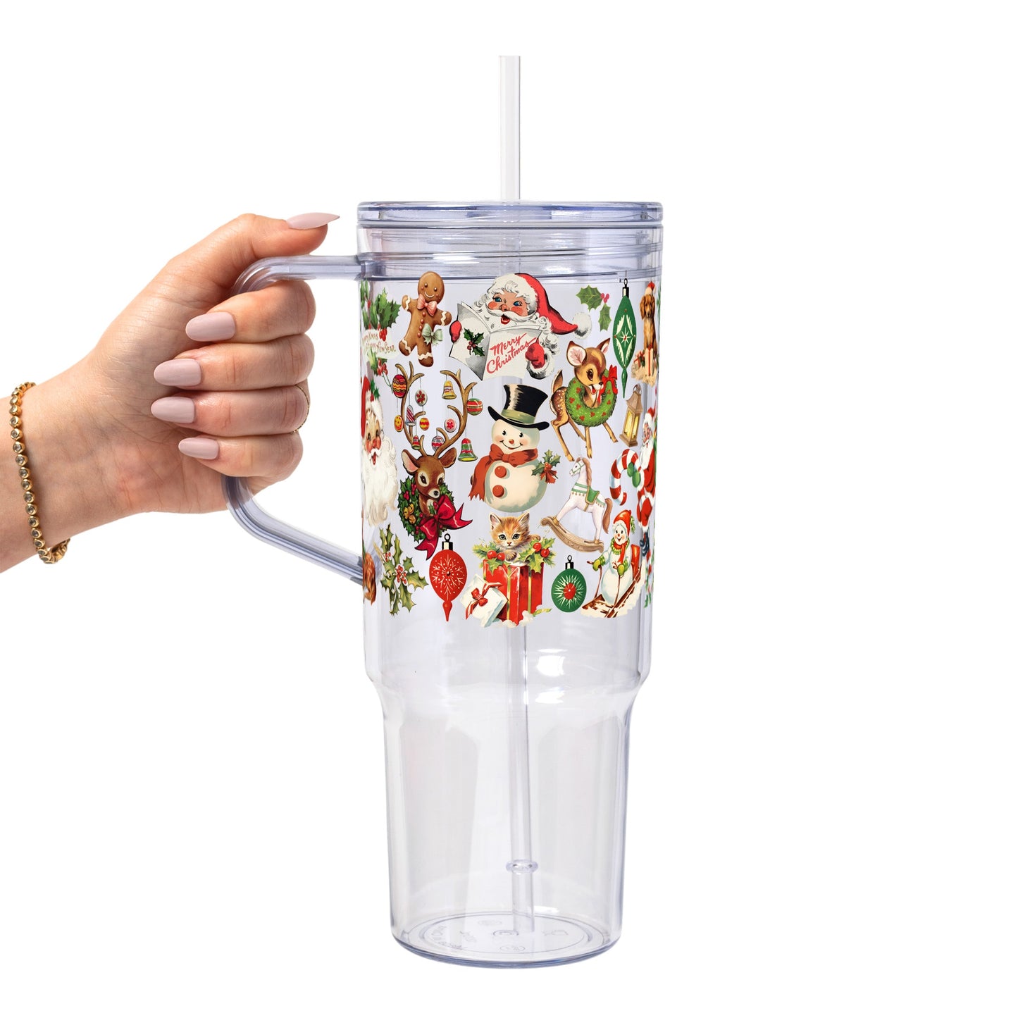 Nostalgic Christmas Glass Cups