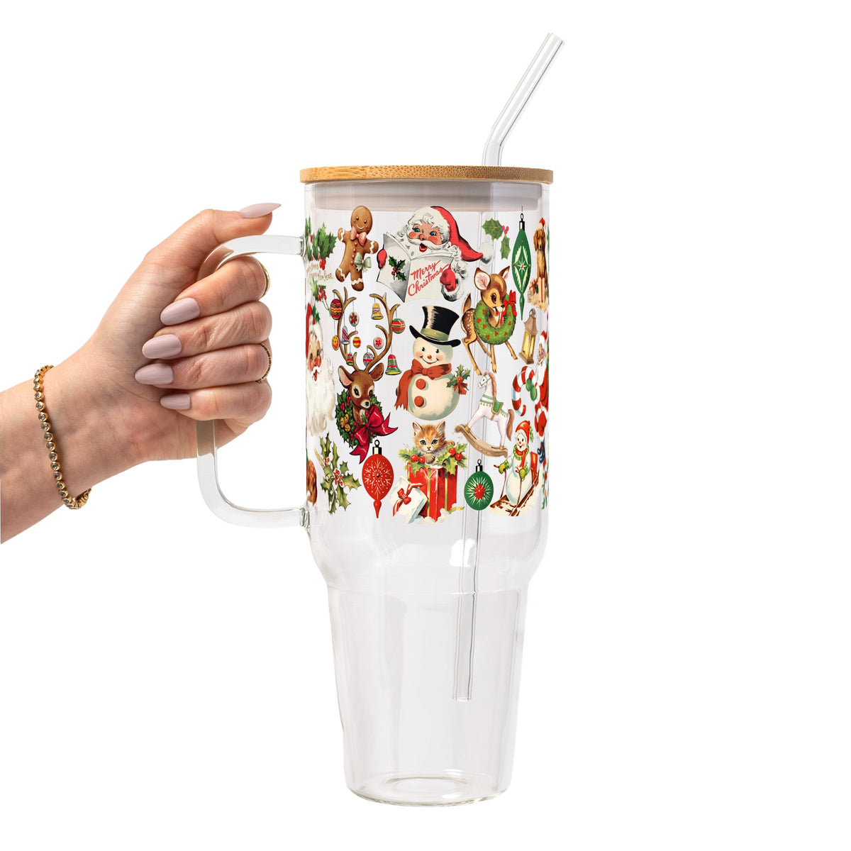 Nostalgic Christmas Glass Cups