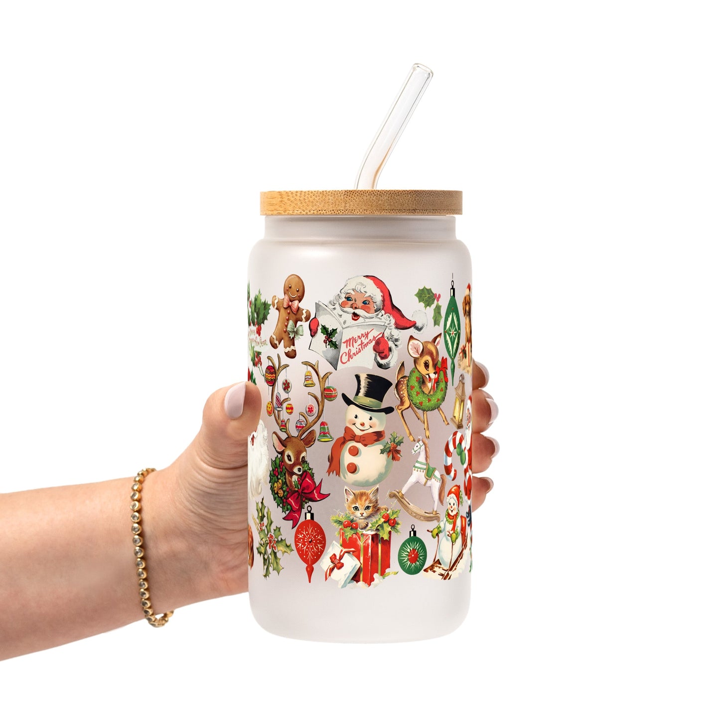 Nostalgic Christmas Glass Cups