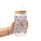 Patriotic Summer Vibes Glass Cups