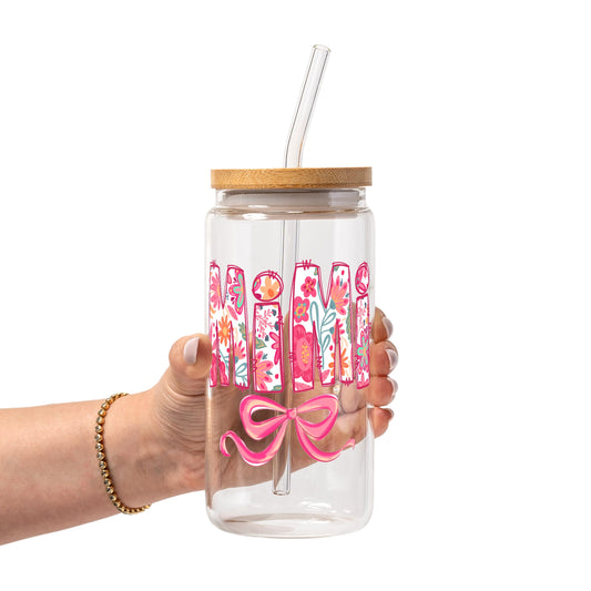 Vasos de cristal rosas Mimi, Gigi o Nana
