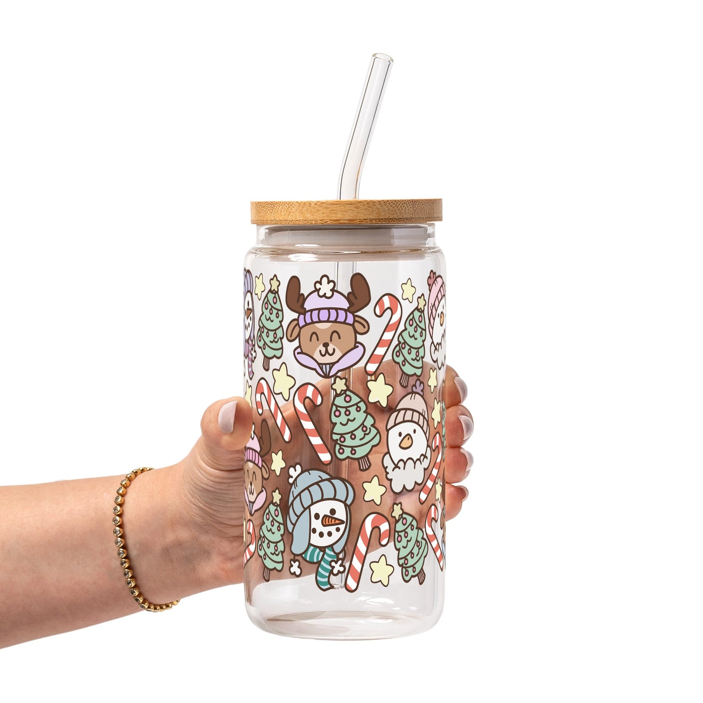 Winter Cuties Glass Cups