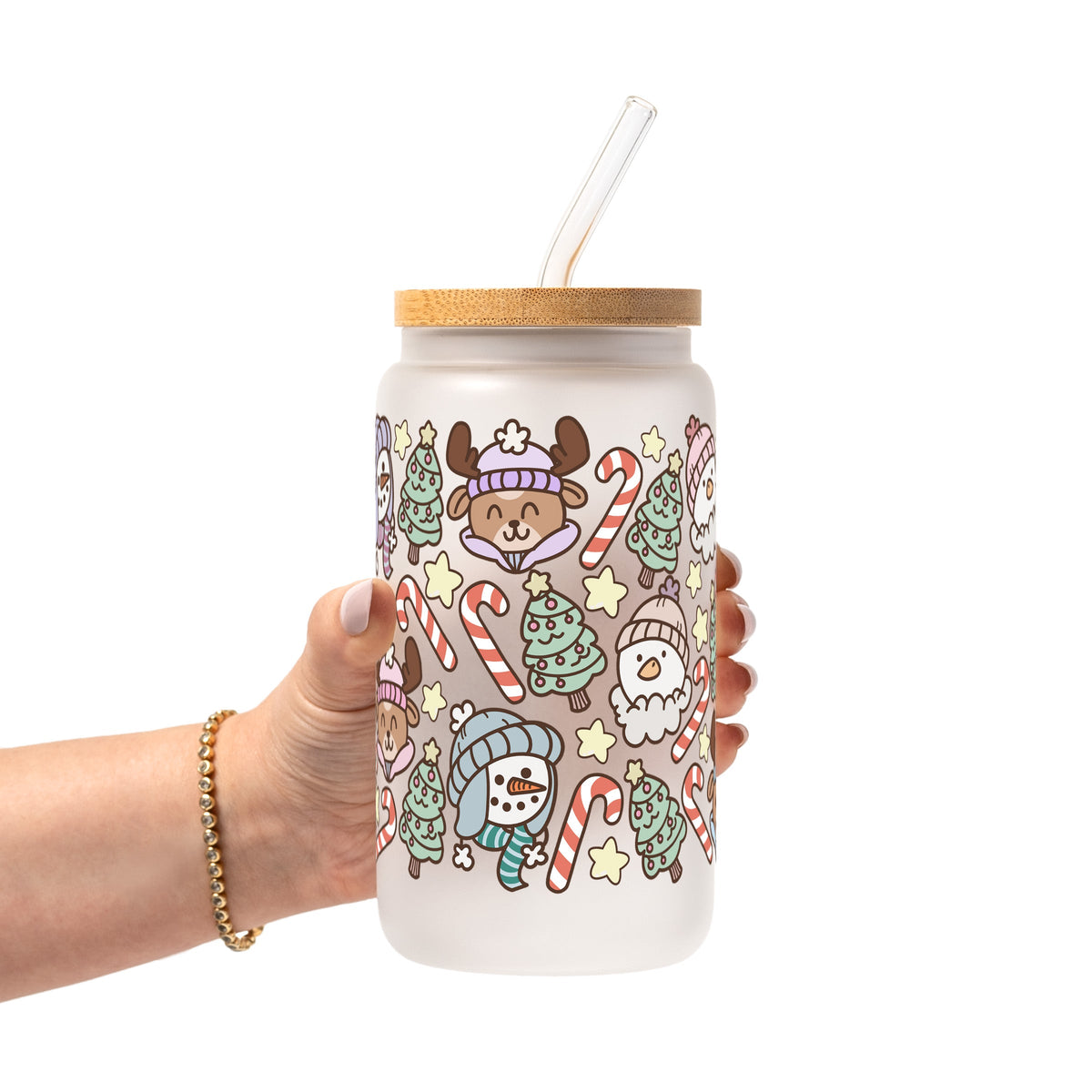 Winter Cuties Glass Cups