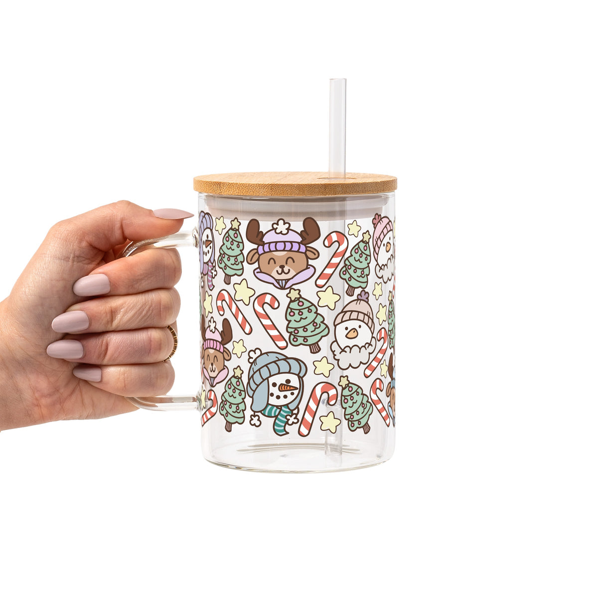 Winter Cuties Glass Cups
