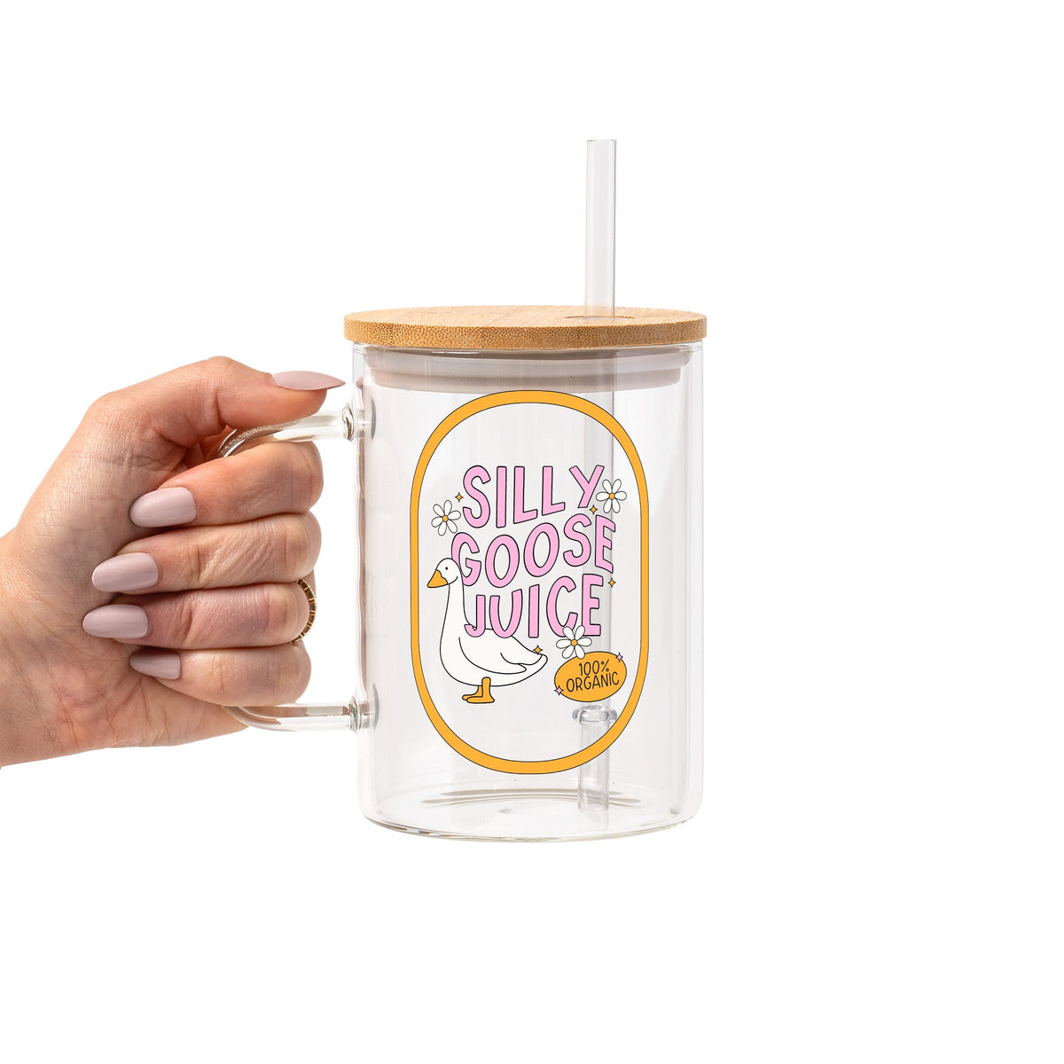 Silly Goose Juice Glass Cups