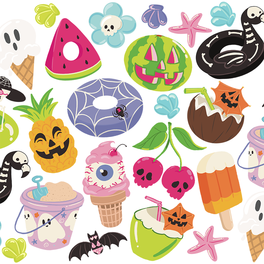 Summerween Halloween Drinkware Collection
