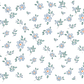 Minimalist Blue Flowers Glass Cups