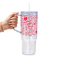 Red Tiny Tattoo Glass Cups