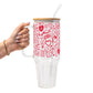 Red Tiny Tattoo Glass Cups