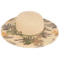 C.C Tropical Floral Wide Brim Straw Hat